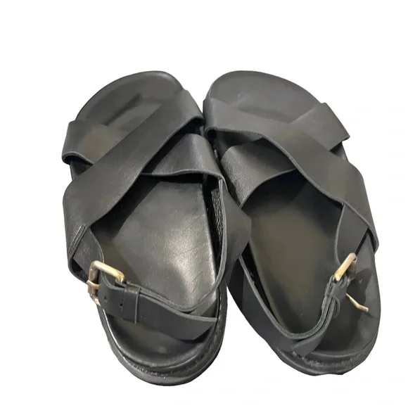 NEW Liberte Leather Capri Black Sandals - Picture 8 of 13